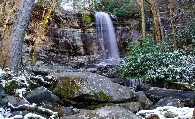 Rainbow Falls in the Smoky Mountains, Tennessee