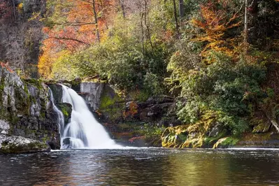 Abrams Falls during fall