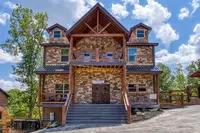 Splashin Bear Lodge is an 8 bedroom cabin in Gatlinburg Tennessee
