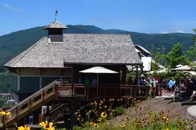 cliff top restaurant at anakeesta