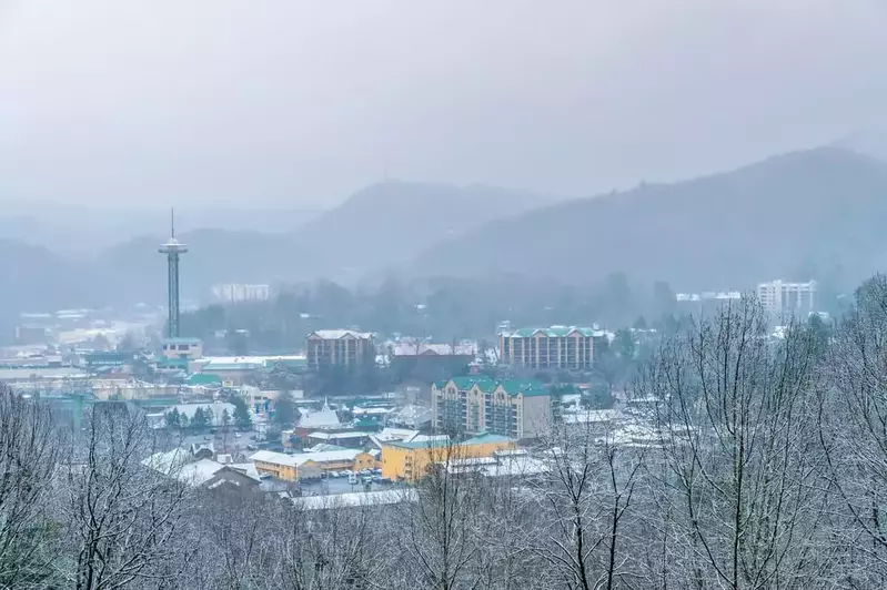 Gatlinburg in the winter
