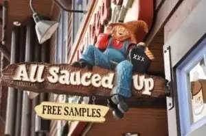 all sauced up sign