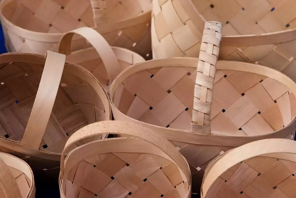 Multiple baskets at Gatlinburg Craftsmen's Fair