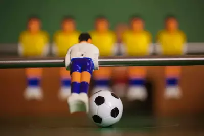 Foosball_in_a_Gatlinburg_cabin_with_a_game_room