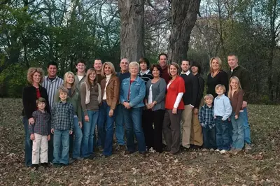 Family reunion at a large cabin rental near Gatlinburg TN