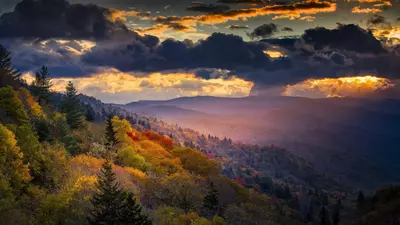 Smoky Mountains at dawn