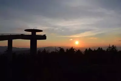 clingmans dome sunset