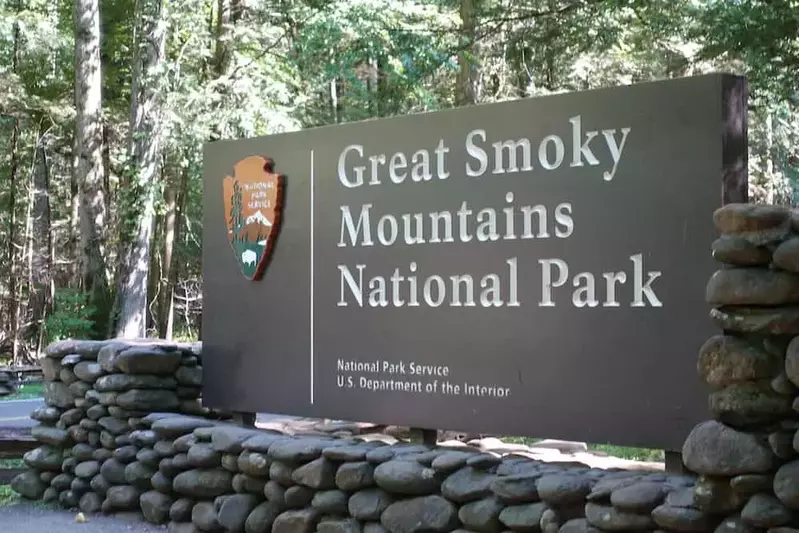 Great Smoky Mountains National Park Sign