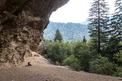 alum cave trail has some of the best views in the smoky mountains