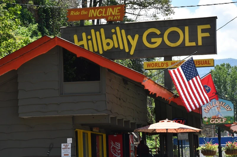 Hillbilly Golf is one of the best places for mini golf in Gatlinburg TN