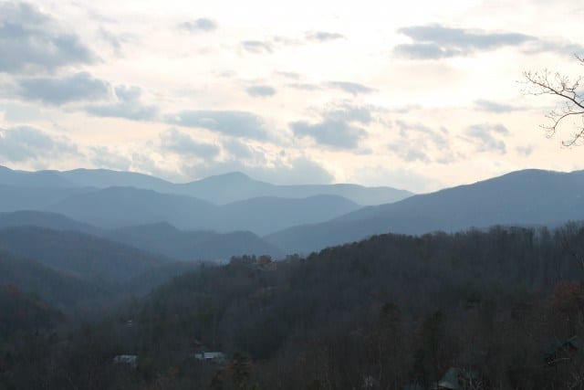 stunning view of the Smoky Mountains