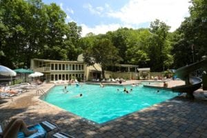 Vacationers_taking_advantage_of_our_Gatlinburg_cabins_with_pool_access