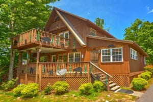 Above It All family friendly cabin in the Smoky Mountains