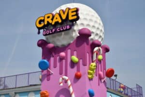 crave golf club for mini golf in pigeon forge